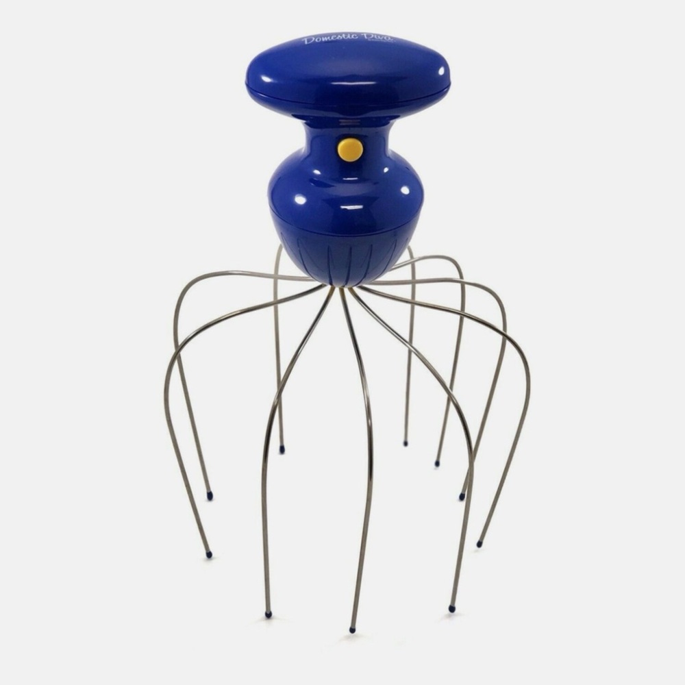 Blue Head Scalp Massager Domestic Diva - Picture 2 of 4